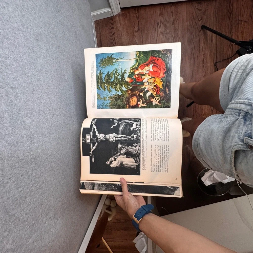Rare Vintage‎ Picture History of Painting Book From Cave to Modern Times 1957